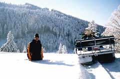 Sherpa on deep snow