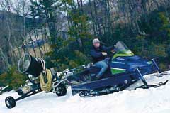 Sherpa pulling Snogun